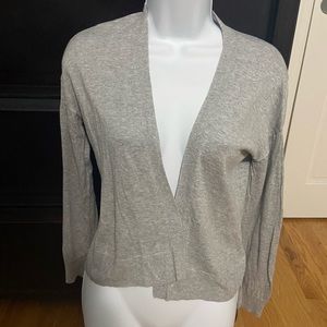 Girl’s gray cardigan